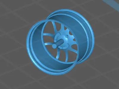 Konig Wheels 1-24 Scale  18 inch        1-10 1-18 ADJUSTABLE 3D model