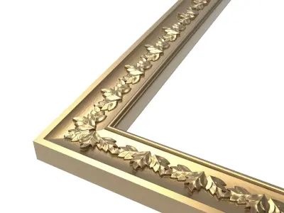 Carved Picture Frame 3D model