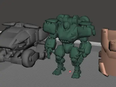 johnson car 3D print model