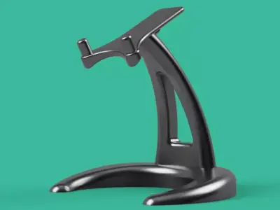 Pedestal ipad stand 3D print model