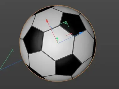 soccer ball Free 3D model 4