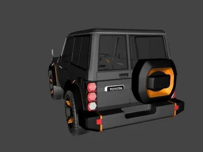 Toyota Land Cruiser XJ700 Concept  3D model