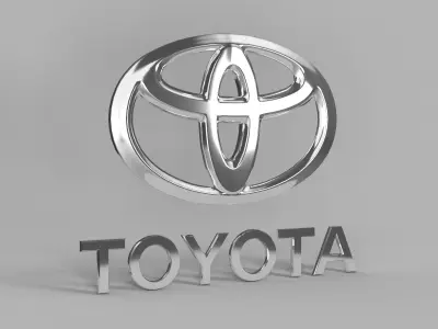 Toyota logo  3D model
