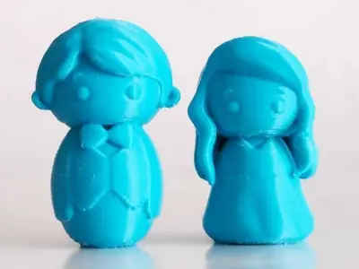 Wedding Cake Topper 3D print model