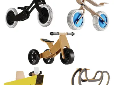 Children Room Set 5 Game Asset 3D model