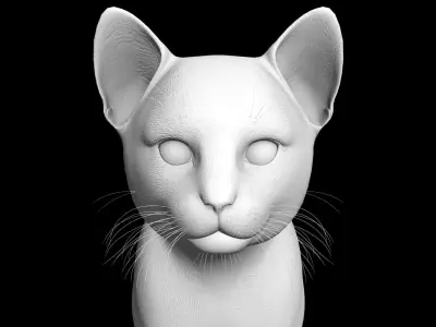 TCAT-001 Rigged Cat 3D model