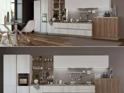Kitchen Cucine Stosa Infinity 3D model