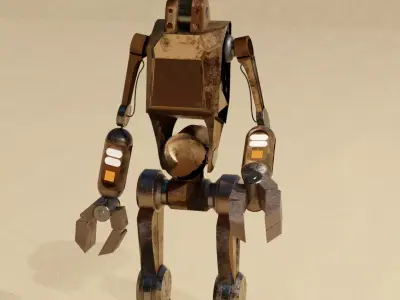 Star Wars mechanic droid  Free 3D model