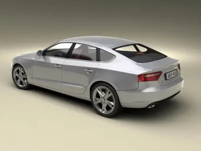 3d model of Audi A5 3D model