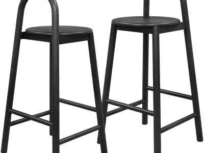 Bobby Bar Stool 3d model Low-poly 3D model