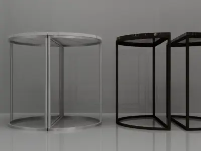 Ceramic Side Table Free 3D model