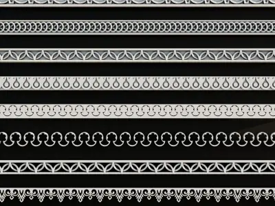 Ornament Pack Vol 24 - Renaissance Gothic Medieval 3D model