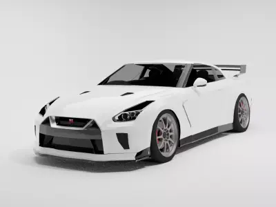 nissan gtr 2017 3D model