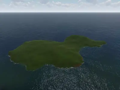 Oak Island in Lumion 10 Free 3D model