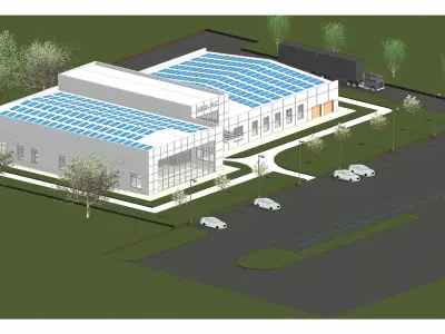 Industrial Architecture Office 3D model