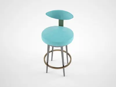 Alter London Linden Barstool 3D model