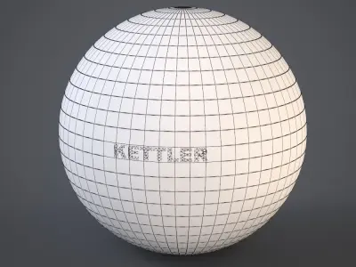 Exercise Ball Low-poly 3D model