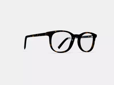 Durand Eyeglasses in Whiskey Tortoise 3D model