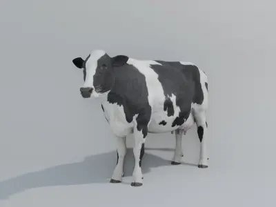 MilkCow animated 3D 3D model
