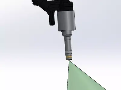 Injecteur GDI Bosch HDEV-5-1 3D model