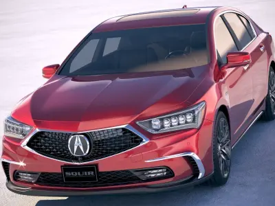 Acura RLX 2018 3D model