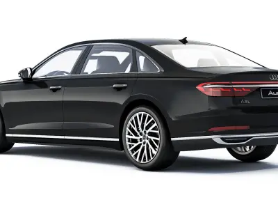 Audi A8L 2018 3D model
