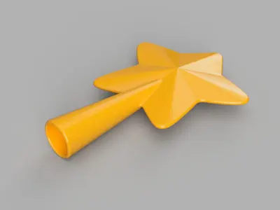 Christmas Tree Star  Free 3D print model