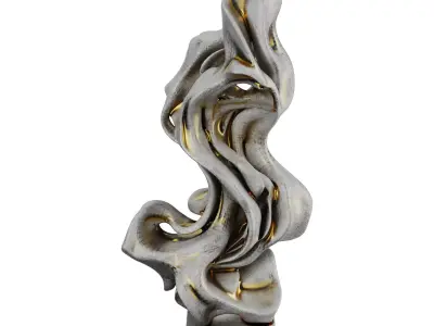 Harmony Sculpture Low-poly 3D model