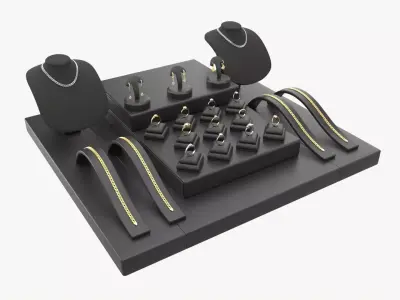 Jewelry store display collection 3D model