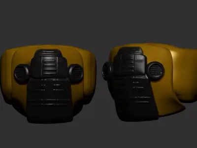 helmet high poly sculpt 3d printable  3D model