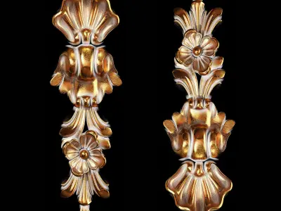 Classic carved 008 3D model