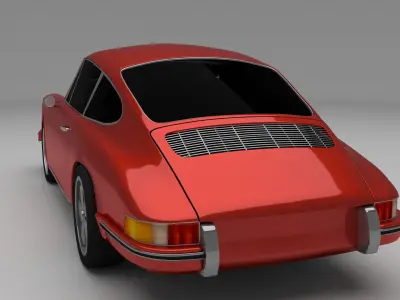 1964 Porsche 911 3D model