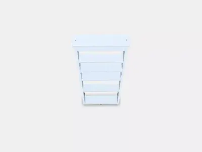 HEMNES Wall shelf Low-poly 3D model