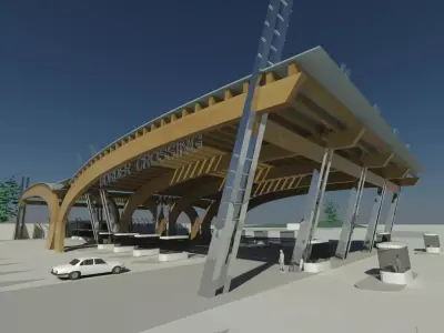 BORDER CROSSING Set 3D model