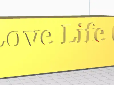 Love Life bust 3D print model