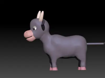 Cow 3d model 3D model purchase