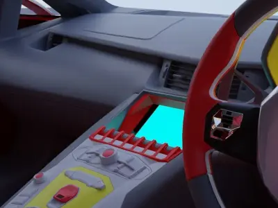 VEGA EVX Low-poly 3D model