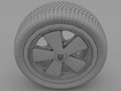 Porsche 911 Wheel 3D model