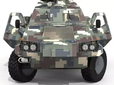 Dozor-b military vehicle 3D model