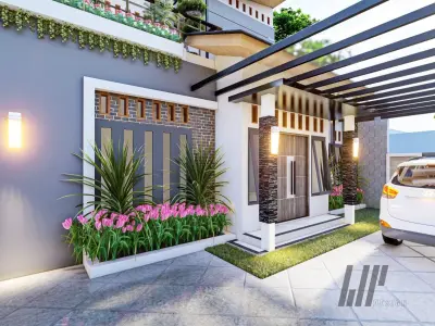 modern minimalis house concept 3D print model