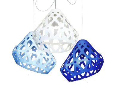 LIGHT chandelier Low-poly 3D model