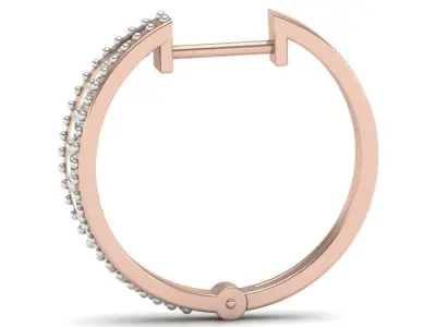 Women Earrings 3D print model