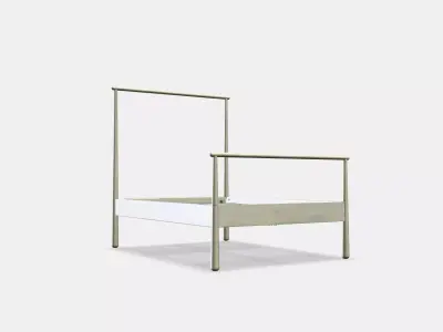 GJORA Bed frame 8 Low-poly 3D model