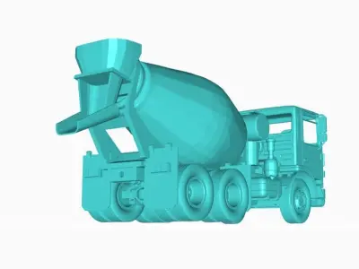 Roman Cement Truck 3D print model