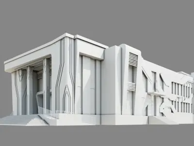 Theatre Building ID069 3D model