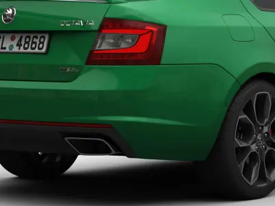 Skoda Octavia RS 2017 3D model