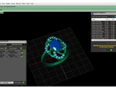 Ring light weight  Free 3D print model