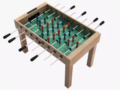 Foosball Table 3D model