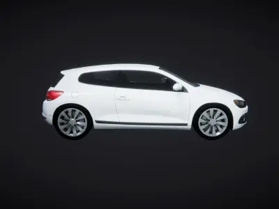 Car Hatchback 01 3D model