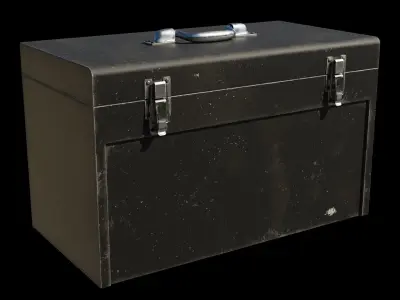 Suitcase for garage tools - FREE Free low-poly 3D model